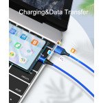 Wholesale Magnetic Tangle Free iPhone Charging Cable -  Fast IP Lighting Charging Cable for Easy Storage and Organization for iPhone, iDevice (Black)
